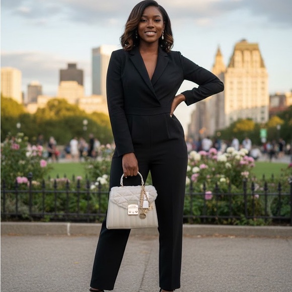 Aldo Handbags - Aldo Cream Satchel with Gold Accents